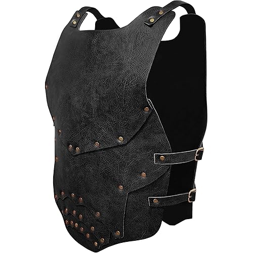 Medieval Chest Armor for Men Knight Breastplate Costume Viking Leather Armour LARP Halloween Cosplay Party