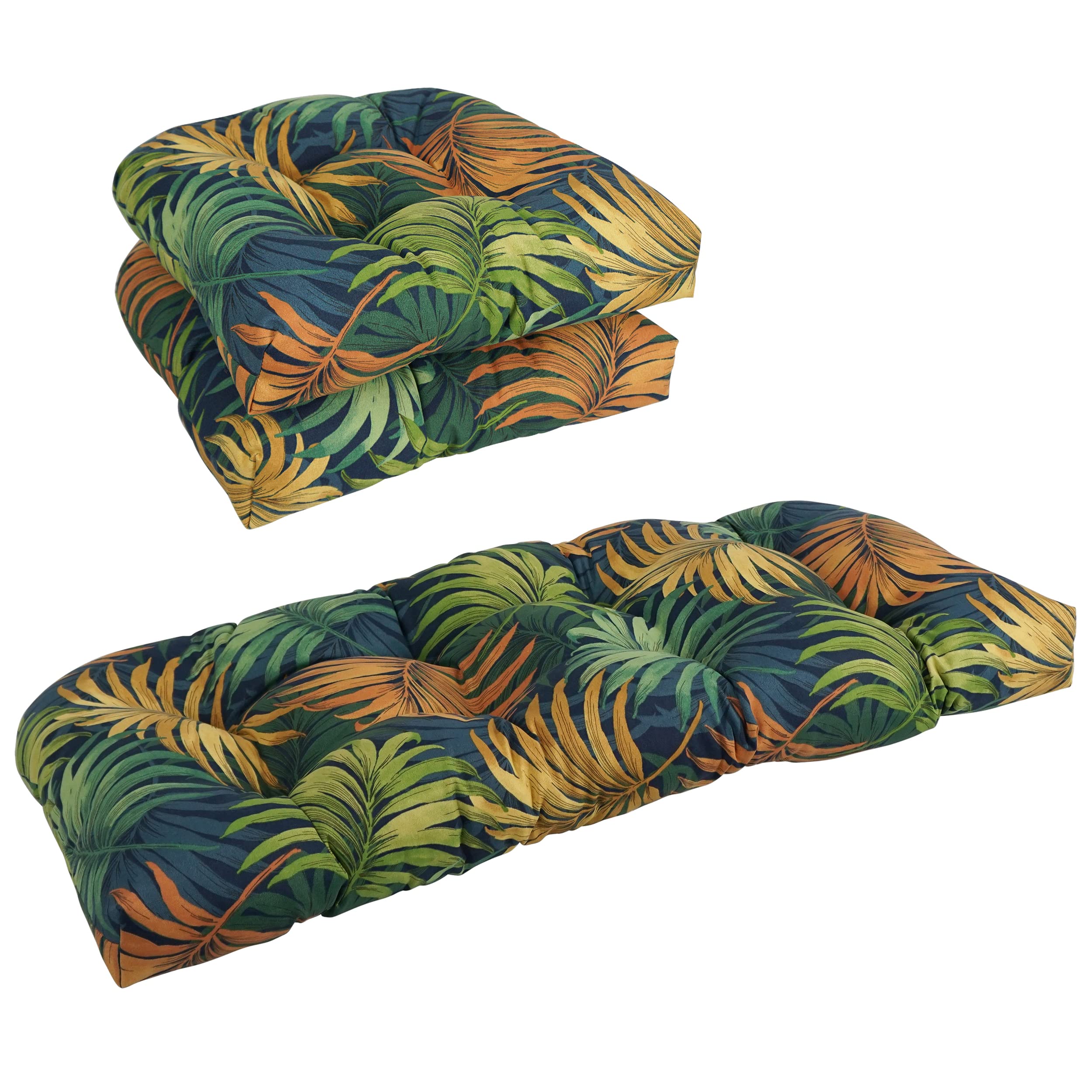 Amazon.com : Blazing Needles Outdoor U-Shaped Settee Cushion