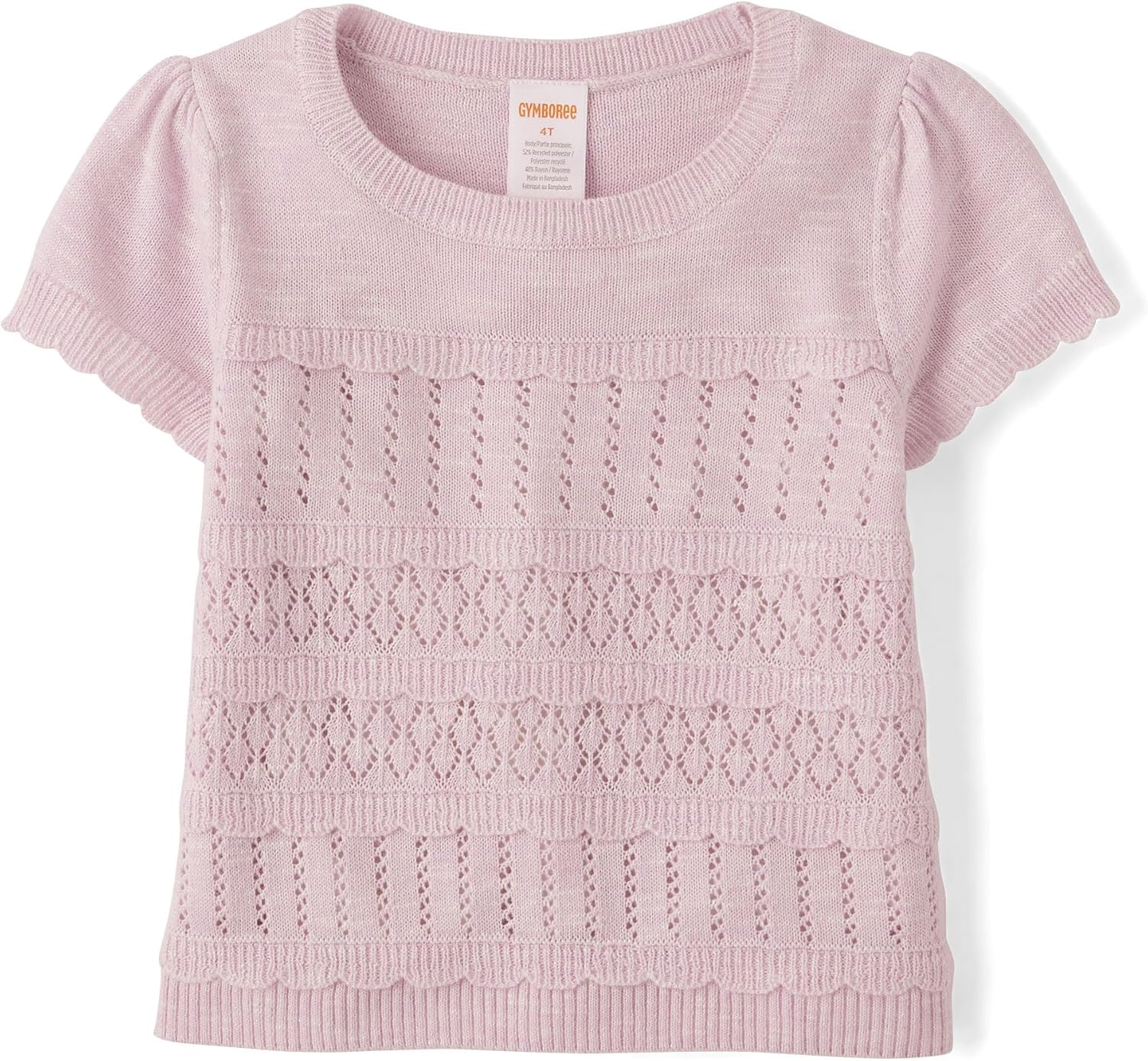Gymboree Girls and Toddler Short Sleeve Pullover Sweater