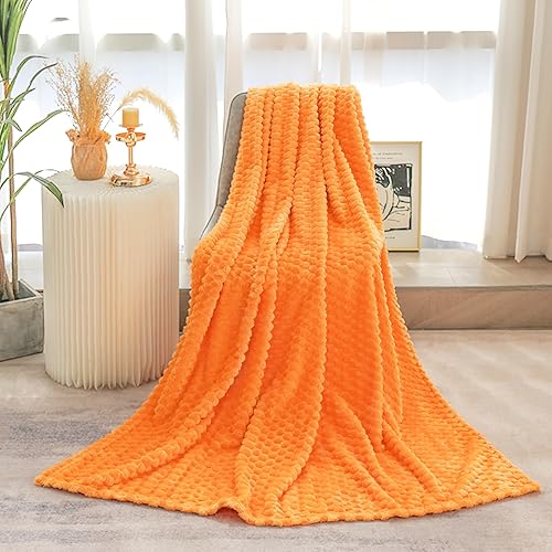 Miniatura 2 de BNuitland Manta de franela suave (50 x 70 pulgadas), manta de forro polar 3D jacquard esponjosa y ligera para sofá, cama, 300 GSM súper acogedora y