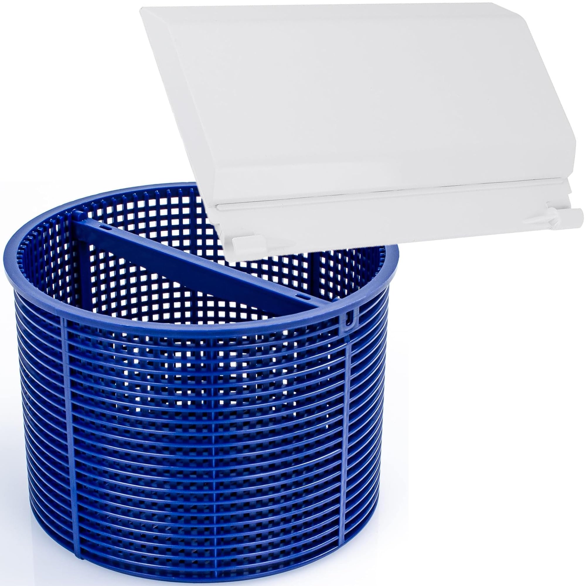 Rugam SPX1082CA Pool Skimmer Basket for Hayward Skim Vac In-Ground Swimming Pool - 85001500 Skimmer Door Weir Flap for Pentair Admiral S15 & S20 (Blue