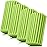 4 Pack Damp Dusting Sponge Duster, Green Dust Cleaning Sponge, Reusable Household Cleaning Sponge Tool for Blinds, floorboards, Fan Blades, Vents, Glass, Railings, Mirrors