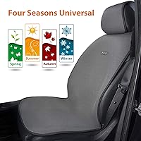 Vista 5 de Sojoy IsoTowel Funda para Asiento Delantero de Automóvil - Protector de Asiento de Automóvil de Microfibra Absorbe Sudor - Secado Rápido