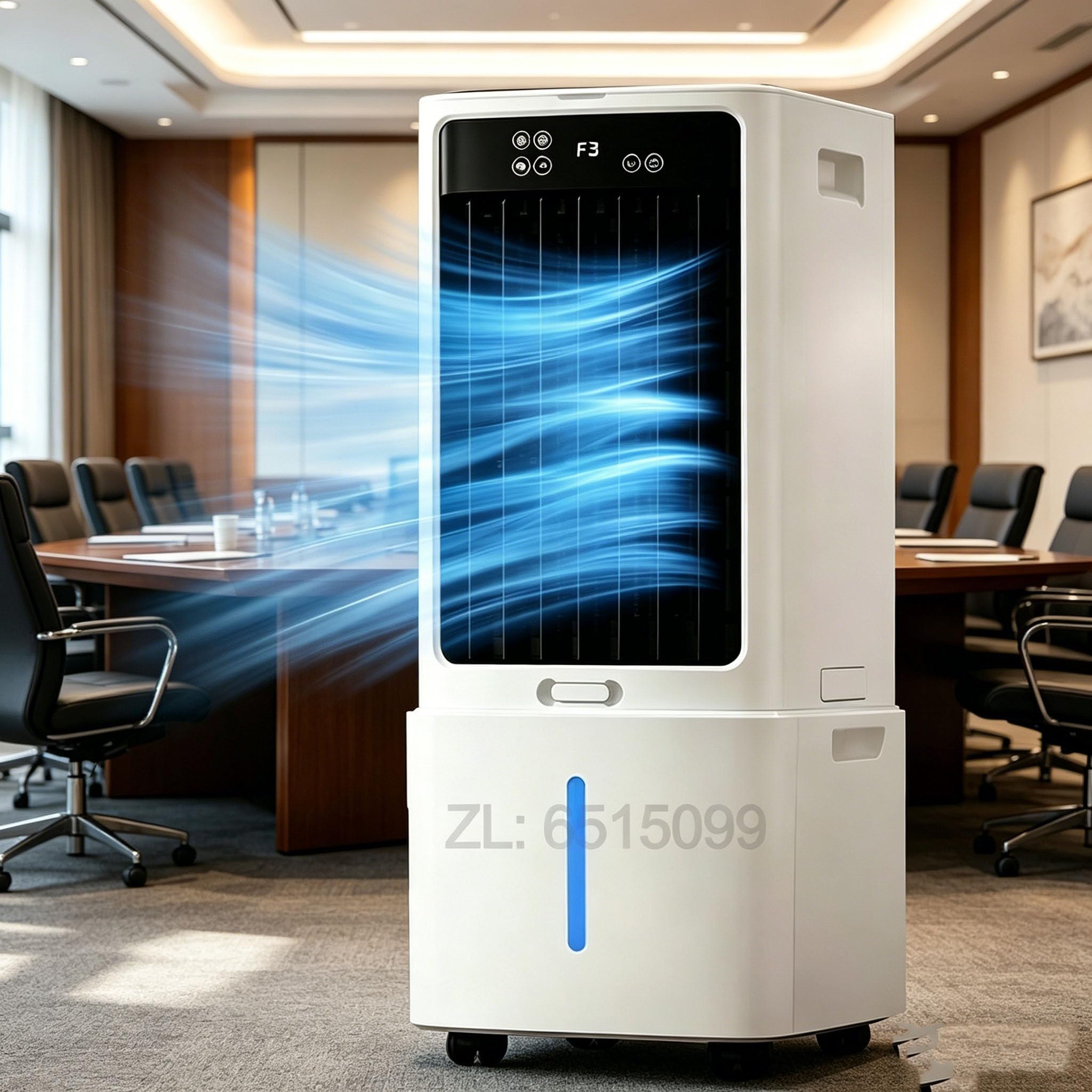 50W con Tanica 12L, Funzione Freddo e Telecomando –, Touch Control e Ionizzatore Telecomando, timer da 12 ore, 3 velocità <45 dB