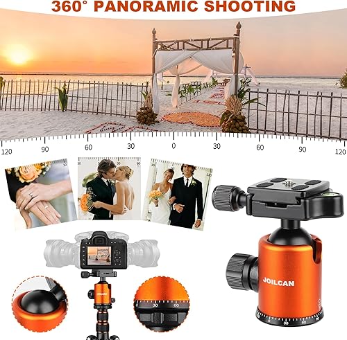 Miniatura 6 de Trípode resistente de 8085 pulgadas para cámara y teléfono, trípode monopie de cámara de 85 pulgadas, binoculares DSLR, videocámaras de alcance de