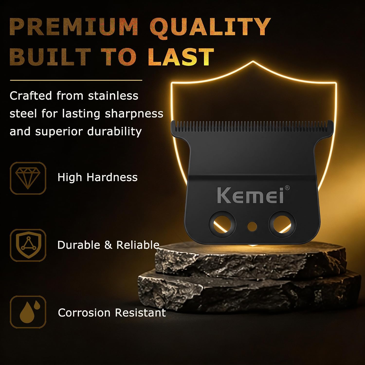 KEMEI PG2299 Hair Clippers Replacement Blades T-Shape Hair Trimmer Blade