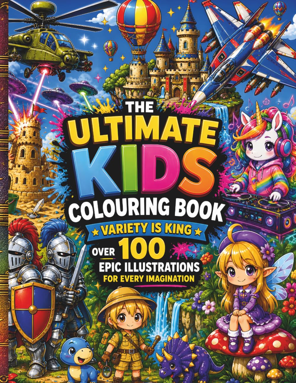 The ultimate kids colouring book: Imagination unleashed Activity book for everyone (Silly Goose publishing)