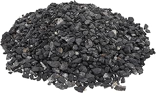 Turmalina granulada, 1000 g, chips, 1-10 mm de diámetro, color negro