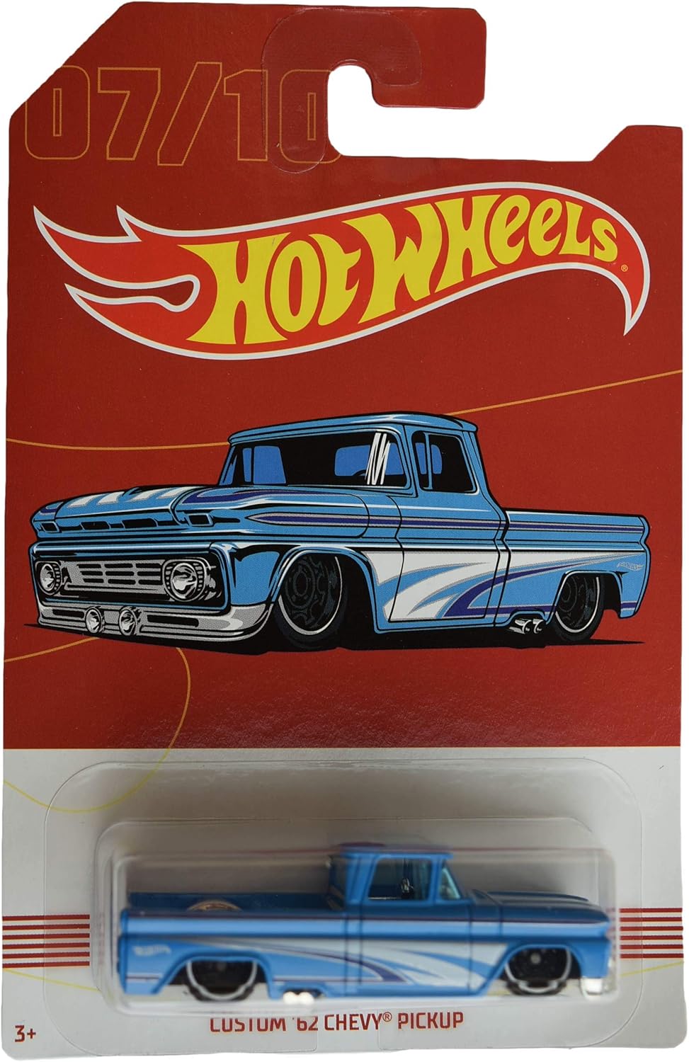 Hot Wheels Blue Custom '62 Chevy Pickup 7/10