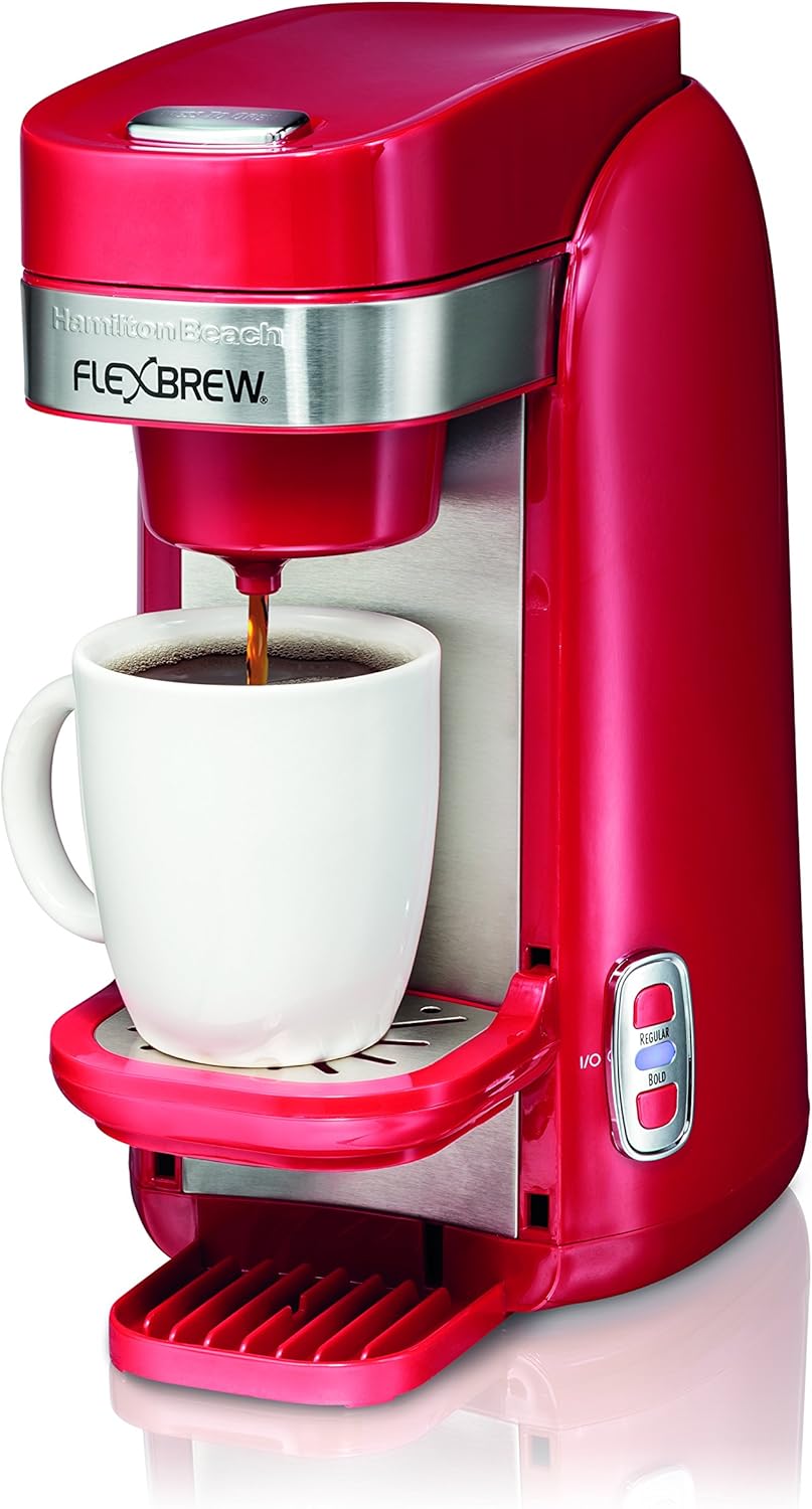 Amazon ハミルトンビーチsingleserveコーヒーメーカー レッド 49960 + 25476 Hamilton