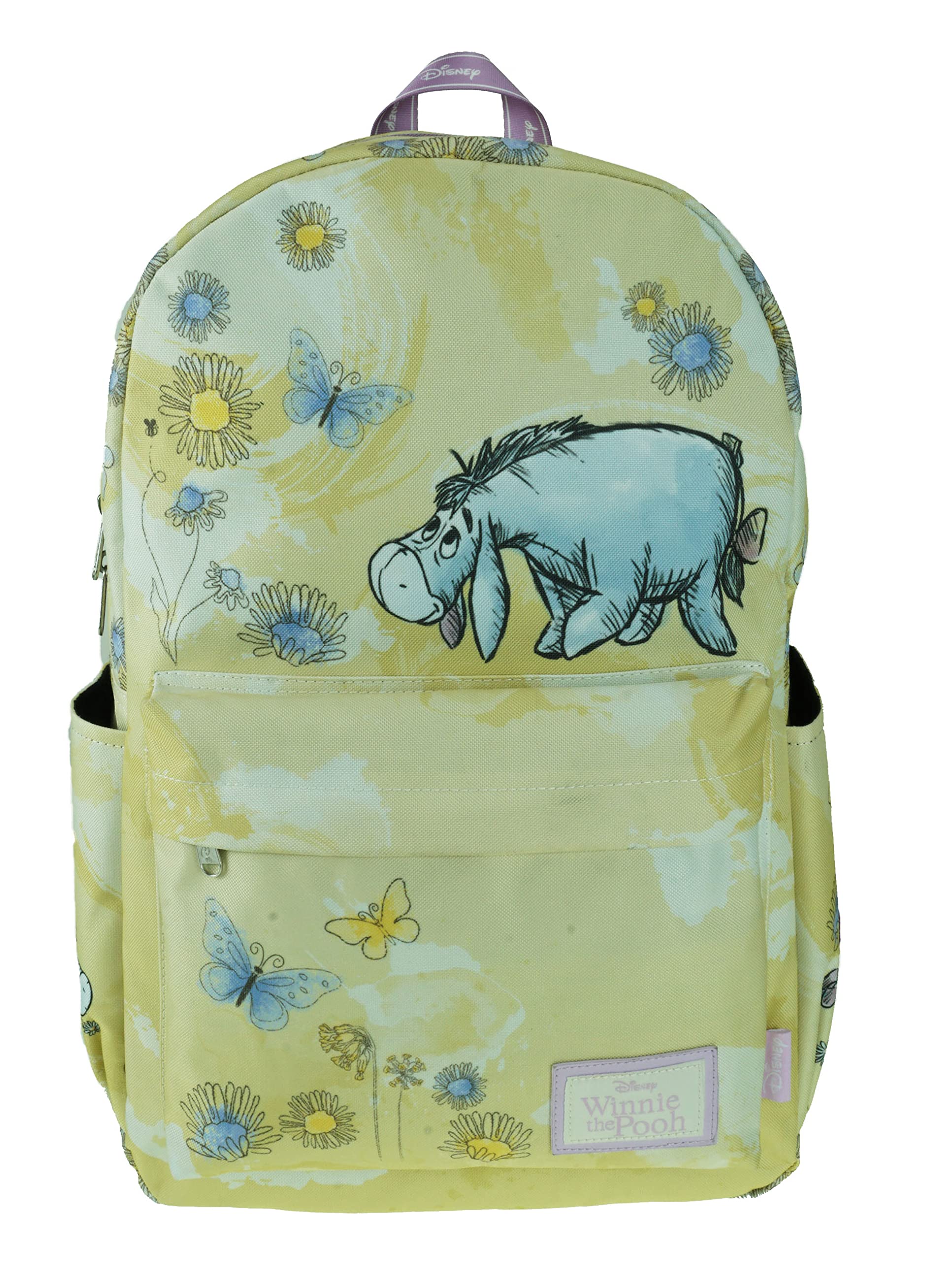 KBNL Classic Disney Eeyore Backpack with Laptop Compartment for School, Travel, and Work Multicolor A22209-EEYORE