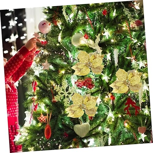 Miniatura 4 de Garneck 1 juego de decoración para árbol de Navidad, corona de Navidad, corona floral, adornos de árbol de Navidad, adornos de árbol de Navidad,