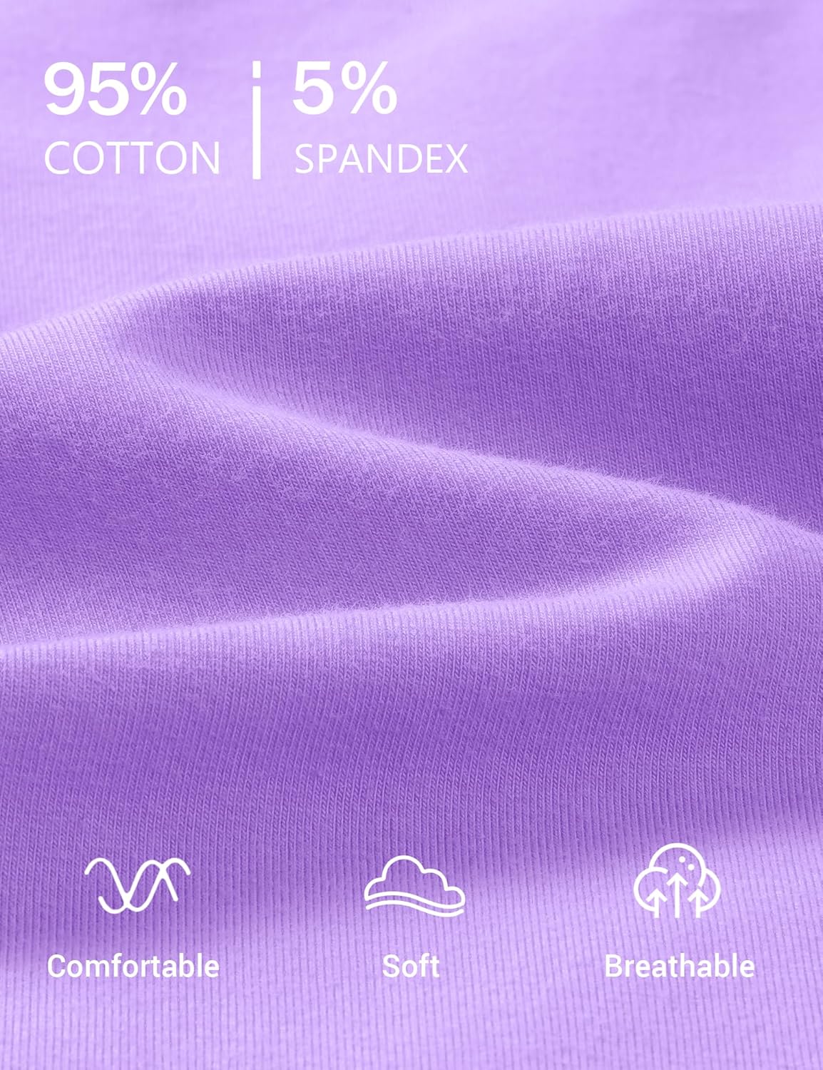 Witwot Toddler Girl Shirts Baby Girls Ruffle Sleeves Blouse T-Shirts Basic Cotton Tee Tops Cute Clothes Size 2T-7Y - Image 6