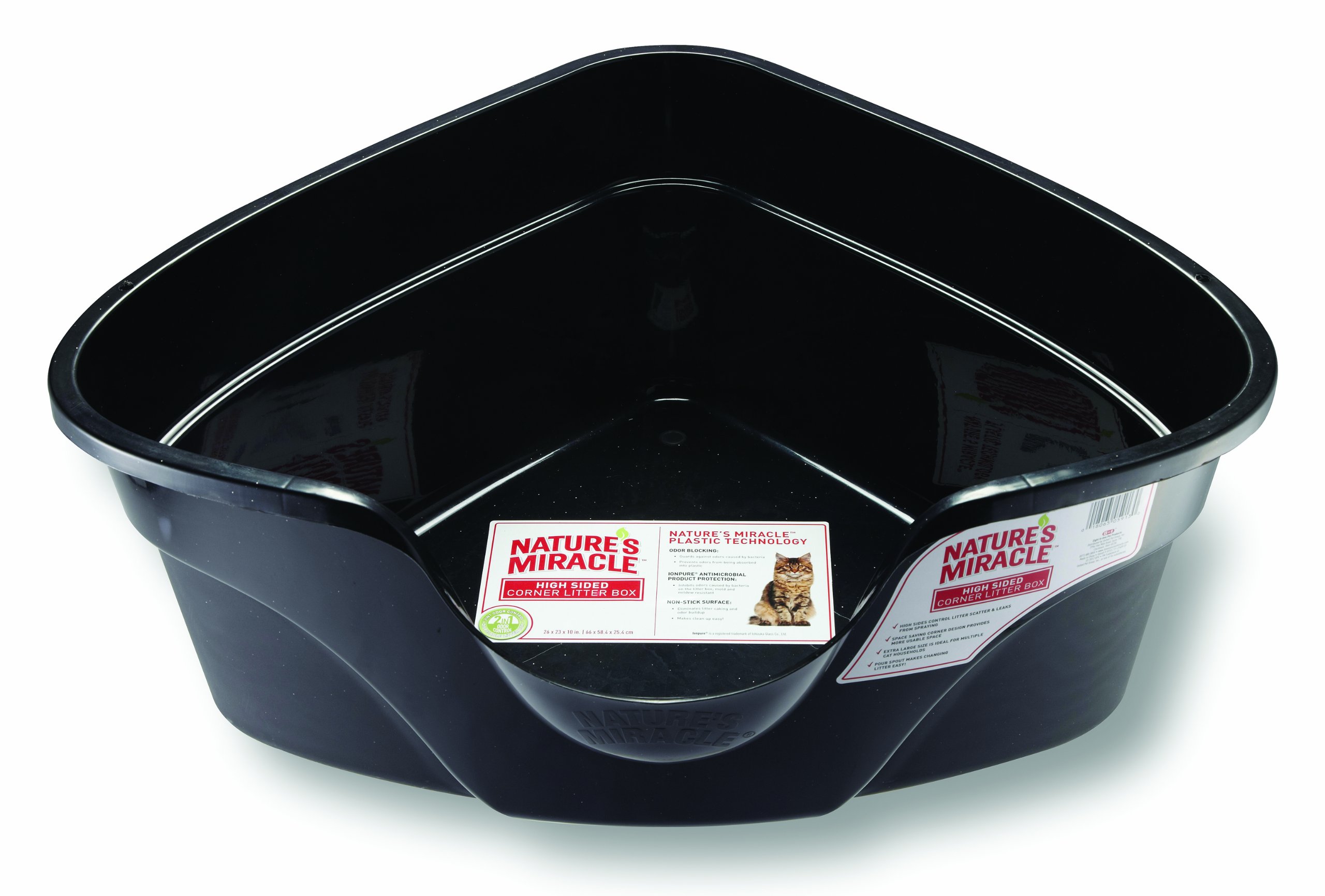 Nature's MiracleAdvanced High Sided Corner Litter Box