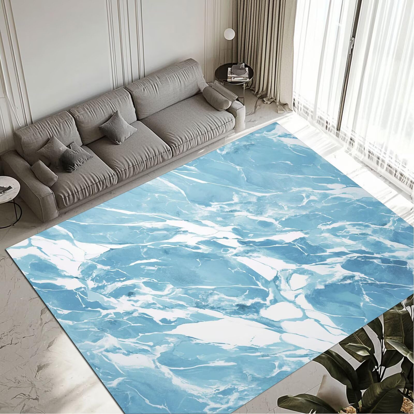 Tapis Stone lavable et imperméable avec envers antidérapant sécurisé