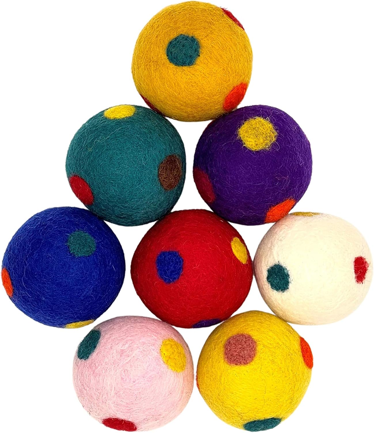 Three Drops of Life Wool Ball Cat Toys, Eco Friendly Safe