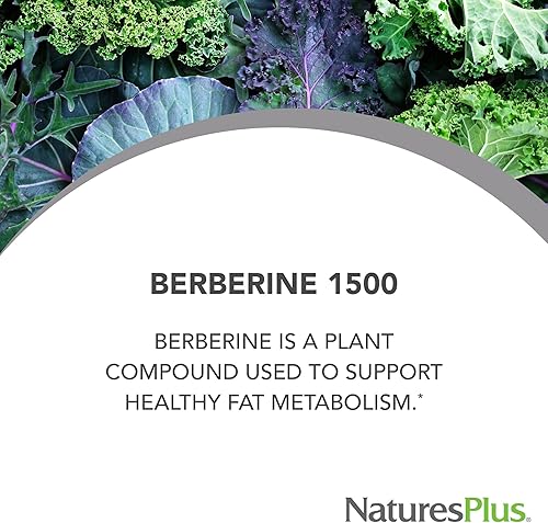 Miniatura 4 de Natures Plus PRO Berberine 1500 mg - 60 tabletas - Apoya el metabolismo saludable - Sin OMG, vegano y sin gluten - 30 porciones