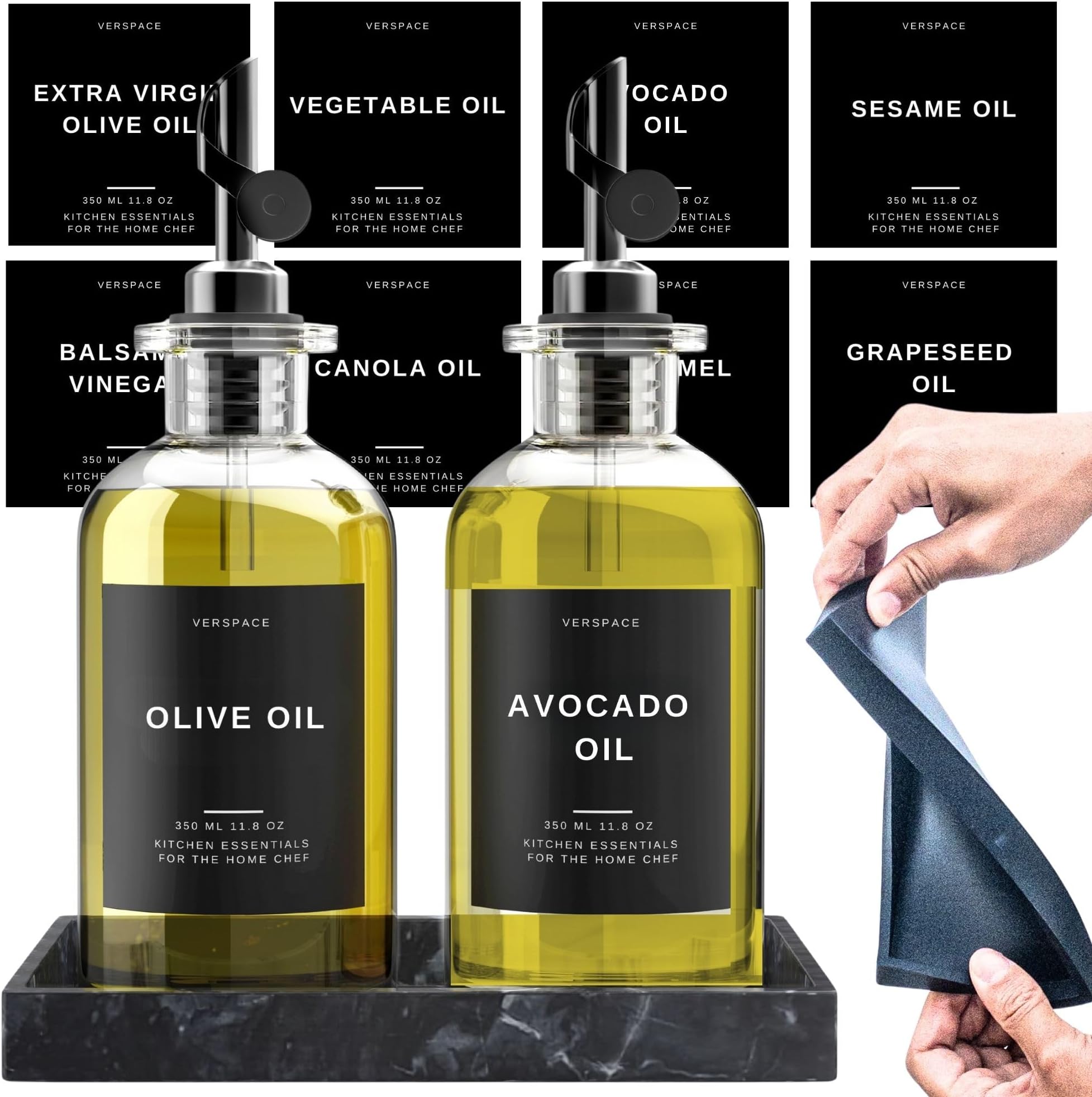 Molimoli Olive Oil Dispenser Bottle for Kitchen, Automatic