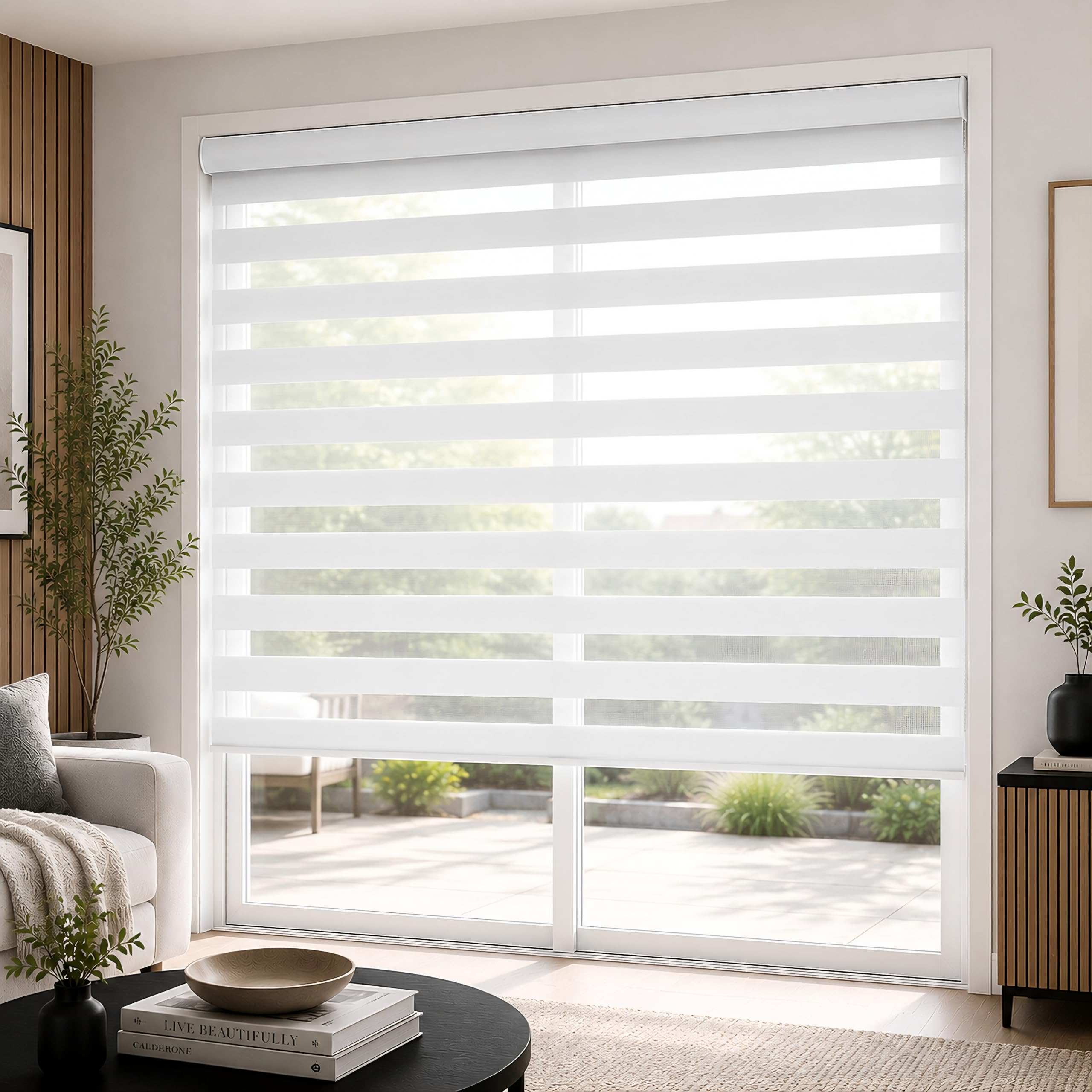 Pinecrest Sliding Glass Door Zebra Blinds