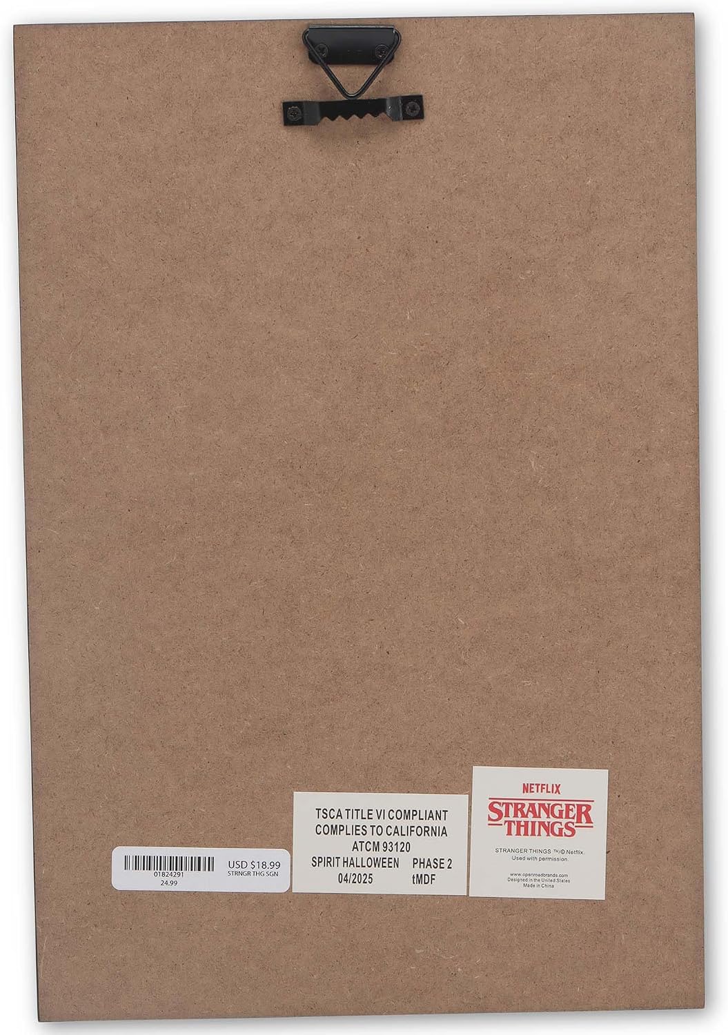 Stranger Things Newspaper Headline Wood Wall Decor