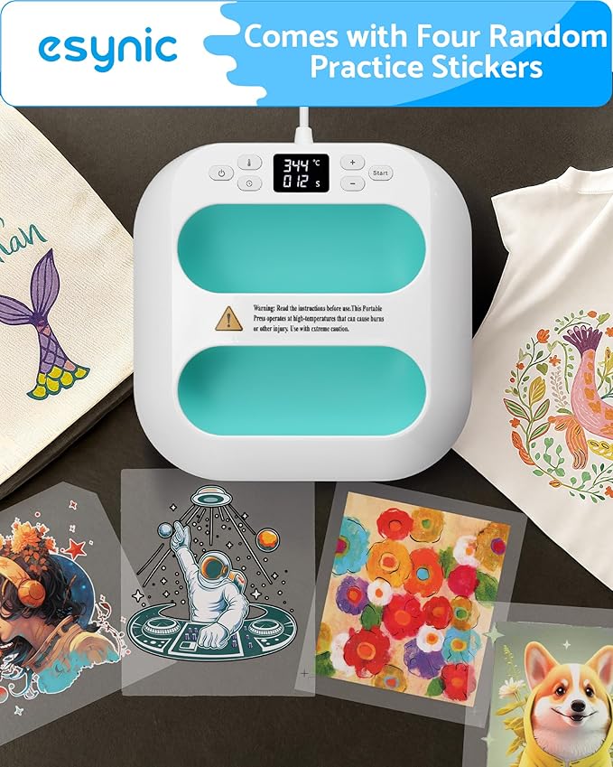 Termofijadora Manual eSynic 9x9 Pulgadas con Pantalla LED y Plato Cerámico miniatura 6