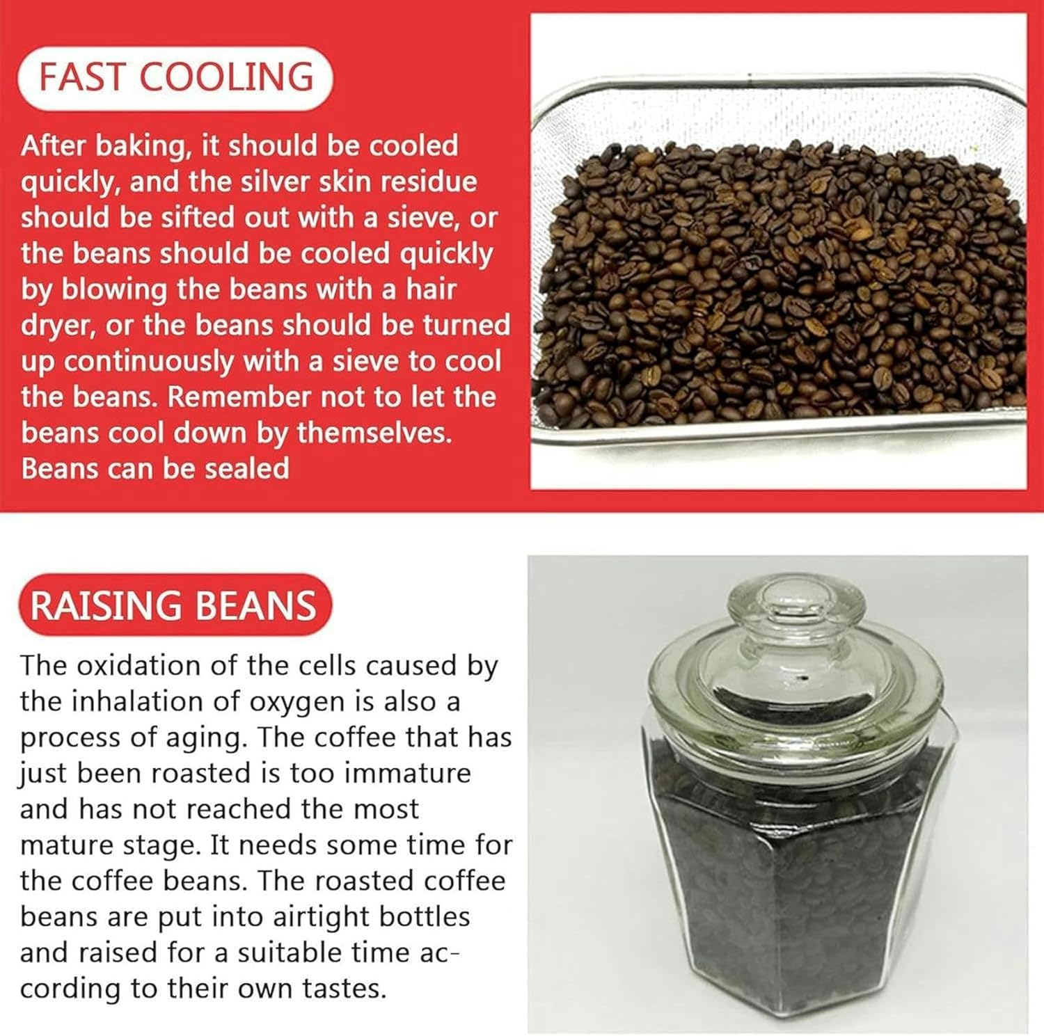 Electric Coffee Grains, Popcorn Machine, 1200 W, 110 V / 220-240 V, Temperature Adjustment of 0-240 ℃, for Soybean and Peanut Seeds Adjustment