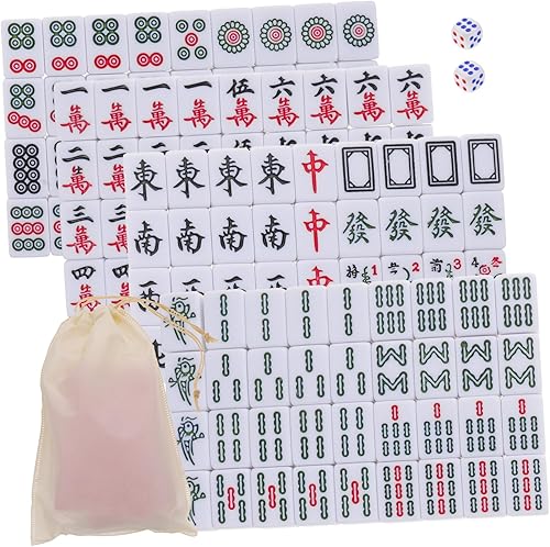 Totority 1 Set Mini Mahjong Mini Mahjong Chino Tradicional Mahjong Chino Mahjong Juegos Mahjong Juego de Azulejos Mini Juguetes Americano Mahjong disponible en Yaxa Venezuela