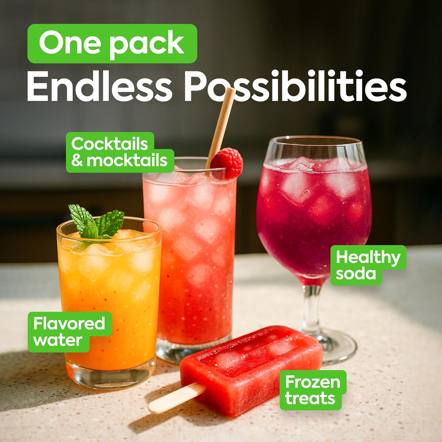 Frubemix Fruit & Berry Blend – Honey-Sweetened, Purée-Based Drink Mix for Sparkling Refreshers, Cocktails & Mocktails | Enjoy Hot or Iced | No Artificial Flavors, 100% Natural | Variety Pack (30)