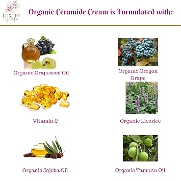 Age Defying Ceramide Cream to Boost COLLAGEN | Restore Skins Elasticity &Strength | Exfoliates, Brighten & Hydrates Skin | Organic & Natural Ingredients