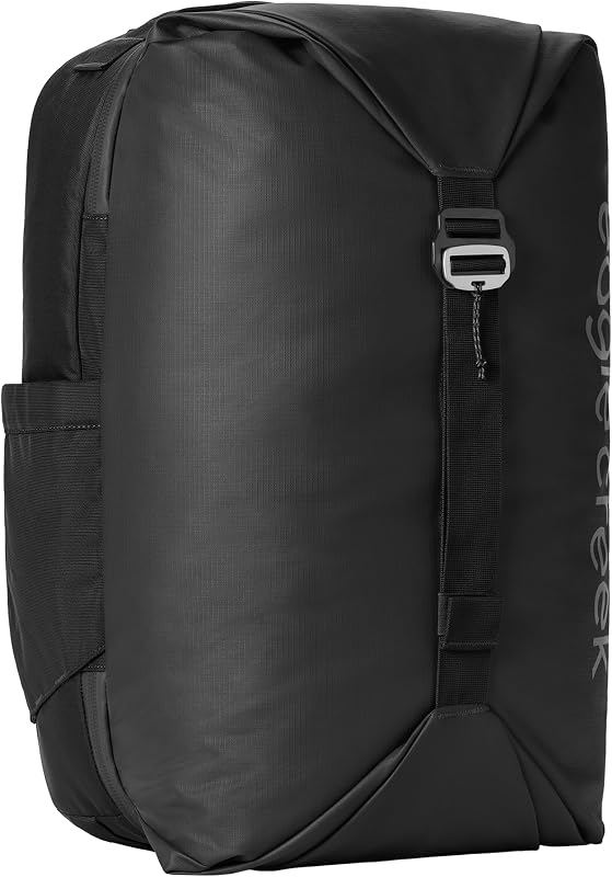 Paquete de viaje Tour 40L – Mochila ligera de tamaño para llevar con almacenamiento expandible, compartimento para portátil - Tiene características aptas para viajes para aventuras globales - Negro