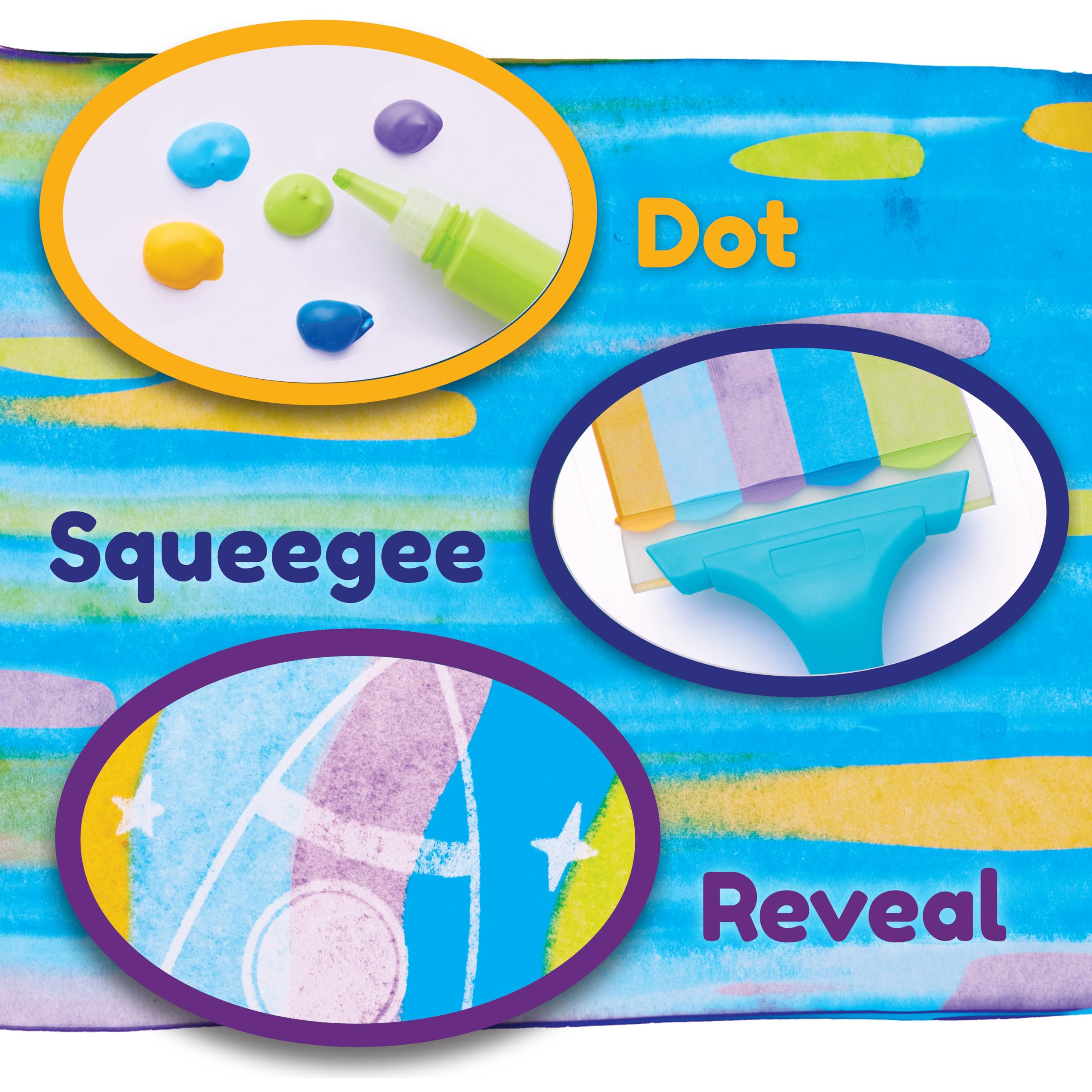 Creativity for Kids Squeegeez Magic Reveal Craft Kit: espacio exterior, actividades de manualidades para niños de 7 a 12 años, regalos del espacio exterior para niñas y niños
