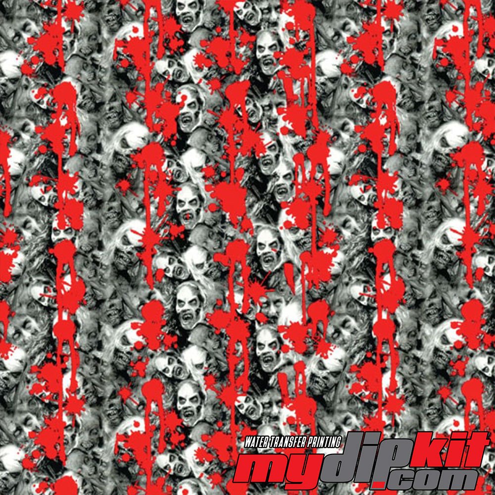 Water Transfer Printing Film - Hydrographic Film - Hydro Dipping - Zombie Vampire - DD-630-A