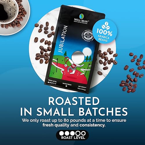 Miniatura 10 de Well-Bean Café - Mezcla de granos de café Boujee, mezcla de café de Brasil, Colombia y Honduras, café entero rico en antioxidantes, café keto sin