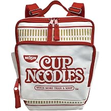 Nissin Cup Noodles Cup Noodles Mini Backpack, Red/White, 7W x 8H x 3D 9607