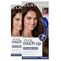 Vista 17 de Clairol Root Touch-Up de Nice'n Easy Tinte permanente para el cabello, 4 Castaño Oscuro Color de Cabello, Paquete de 1
