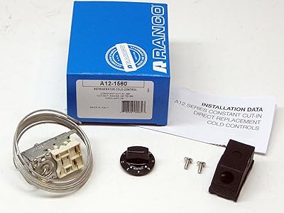 Ranco Controls / Invensys A121560 Ranco refrig temp control 29-19F constant cut-in 3