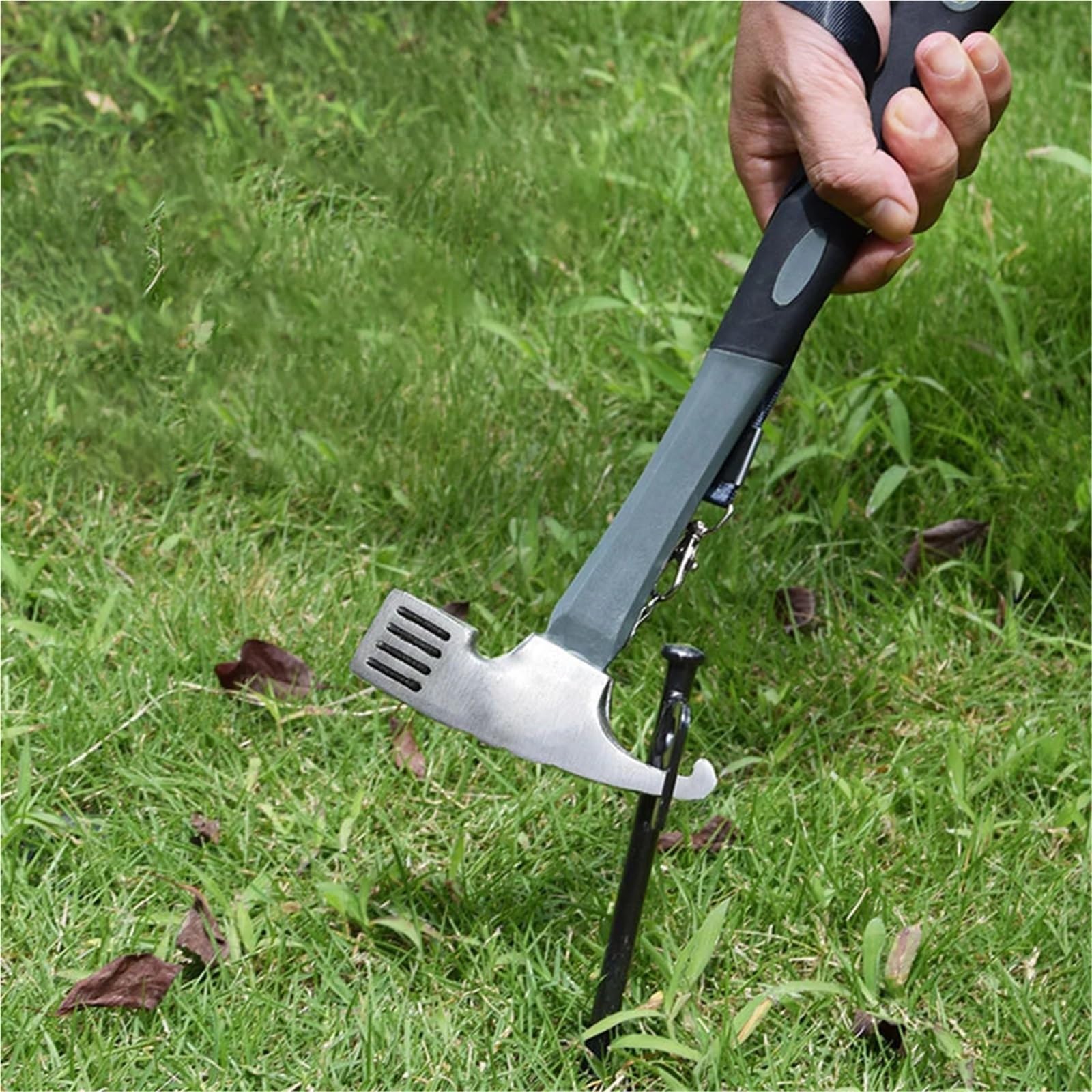 Zeltpflöcke, 4/8 stücke Camping Zelt Beine und Hammer Set Heringe Abstecken Boden Nägel 30cm Länge Outdoor Camper Tourist Lieferungen Zubehör(4Pcs)