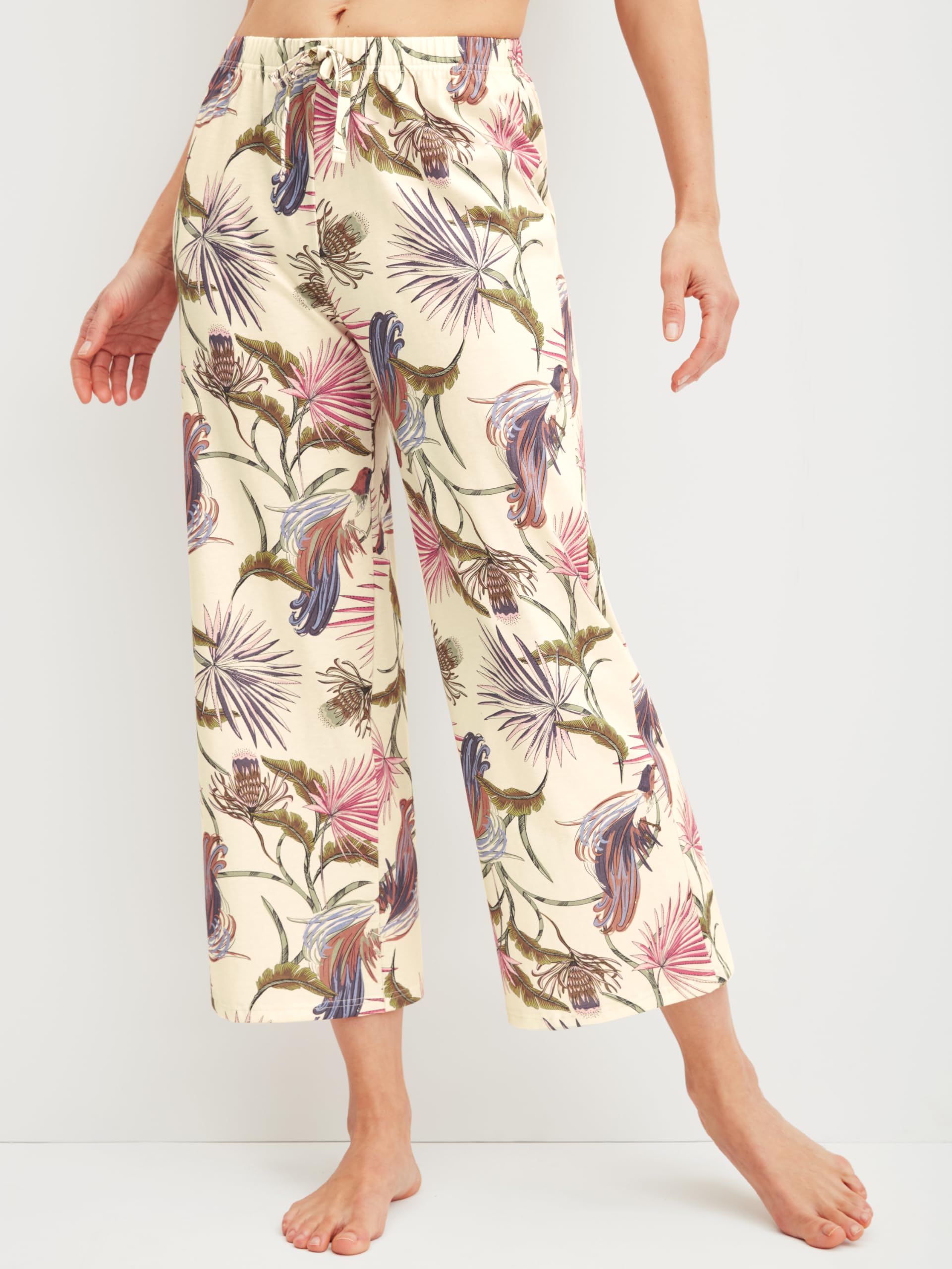 CALIDA Favourites 7/8-Pyjamahose Damen | Schlafanzughose aus Baumwolle, leicht, atmungsaktiv, elastischer Bund, pflegeleicht