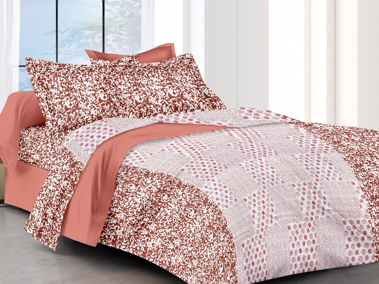 Home Desire bedsheets for King Size Bed, Pure Cotton King Size Double