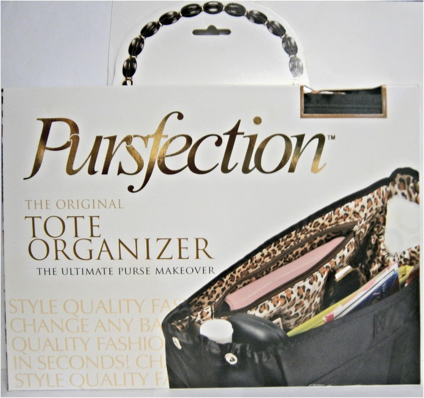 TOTE Organizer - Black/Leopard