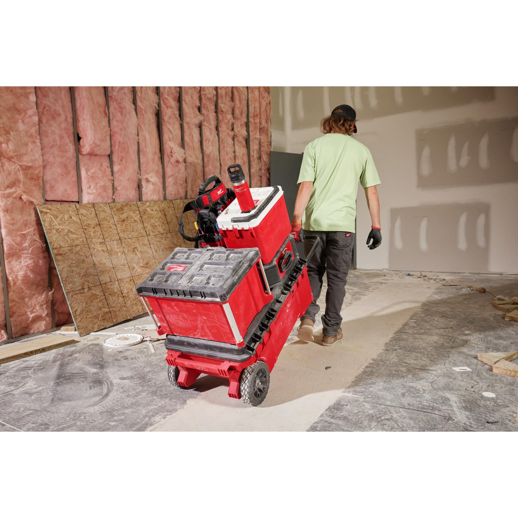 Milwaukee Packoutrade - Borraccia termica con coperchio, 532 ml