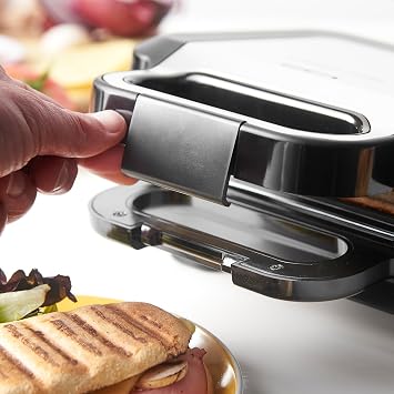Russell Hobbs 3-in-1 Multifunctional Device with Removable Plates Black