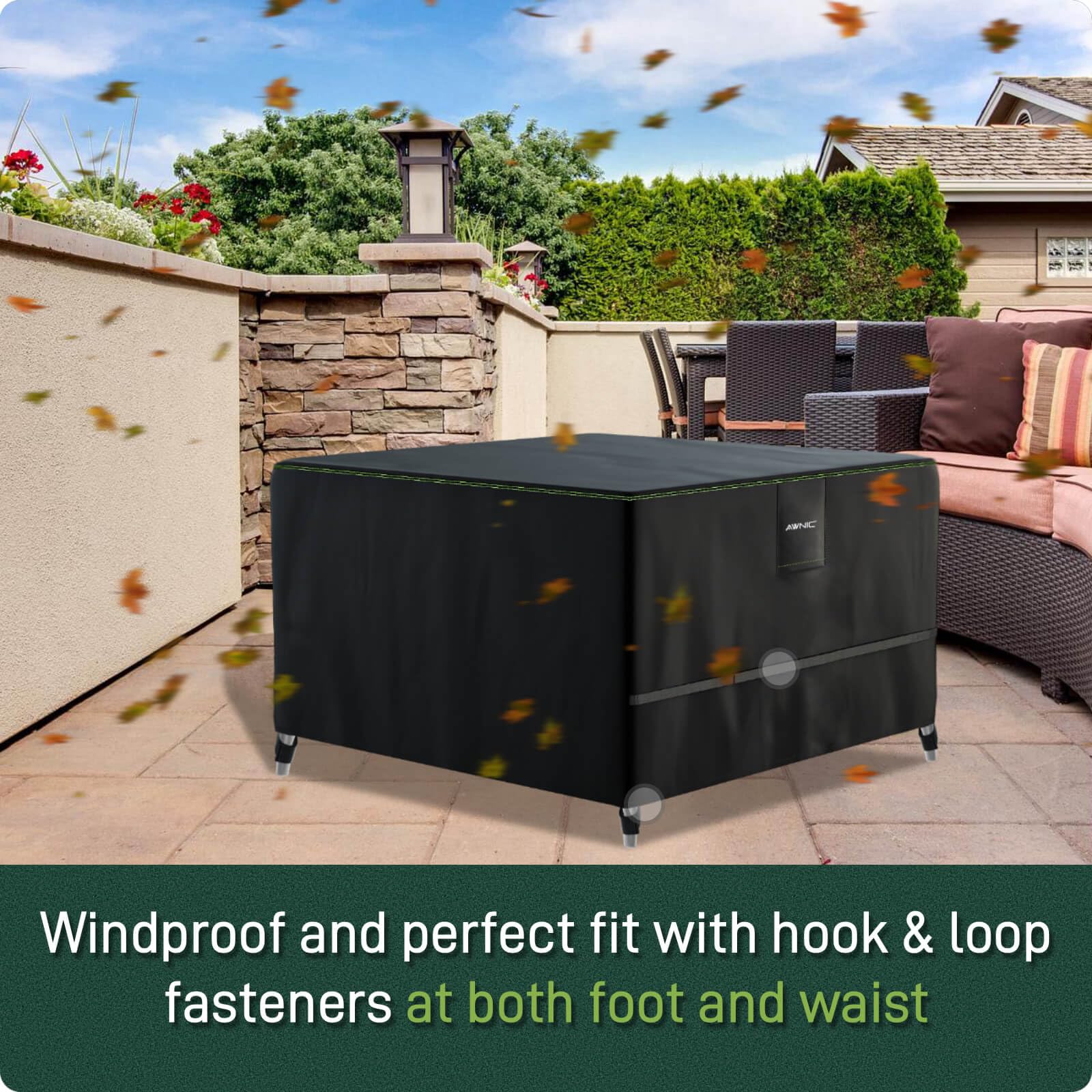 AWNIC Fire Pit Cover Waterproof - Image 4