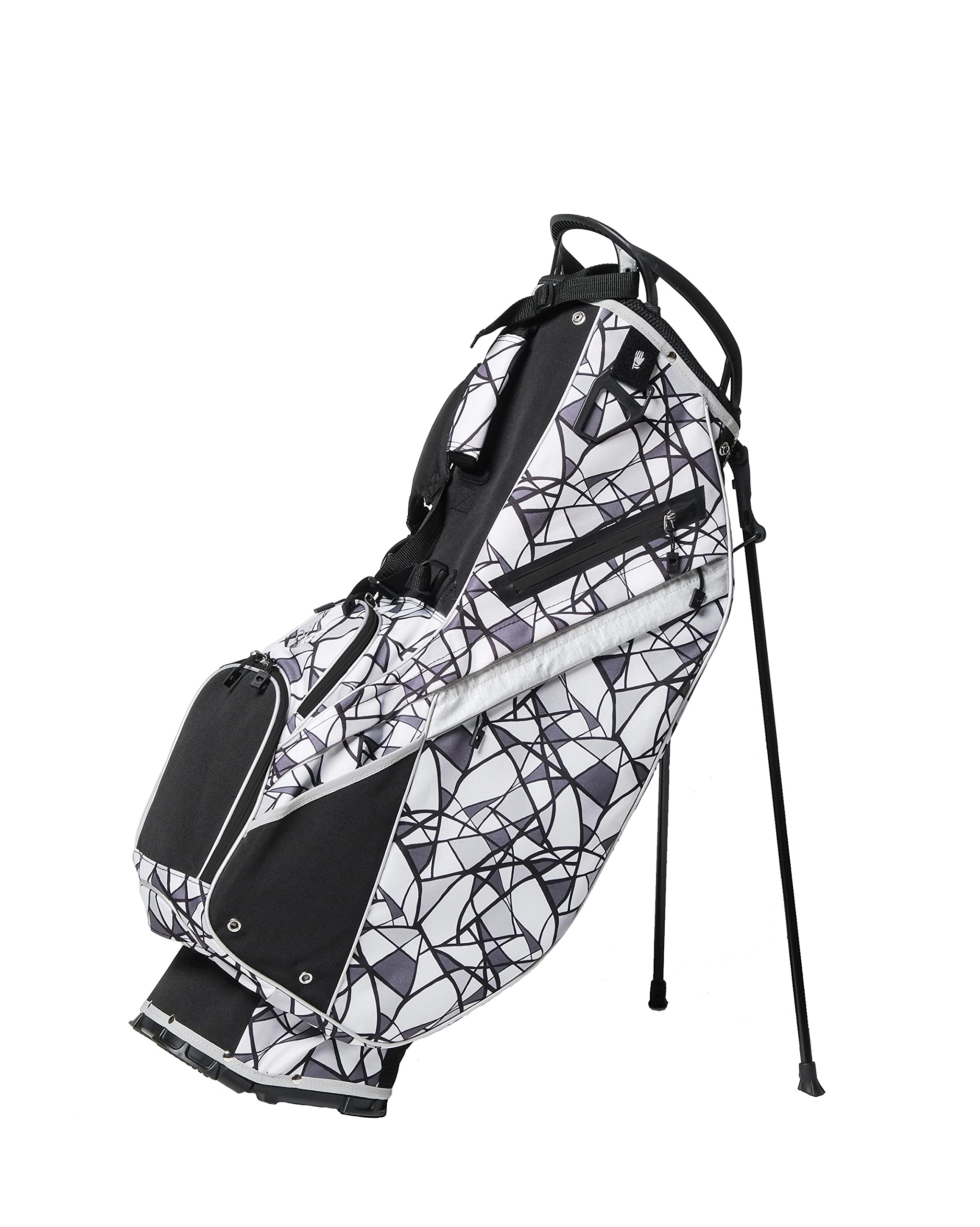 golf bag with separate putter well