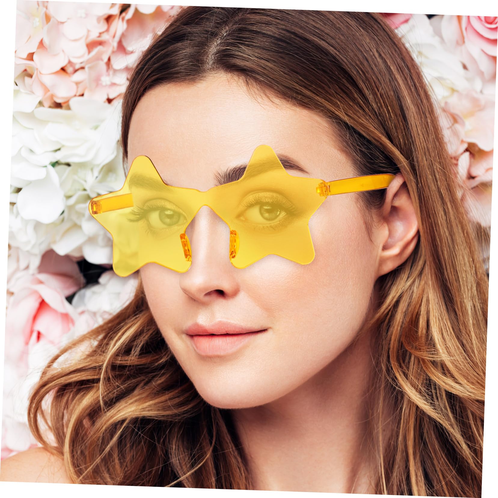 Hohopeti Gafas de Sol 20 Piezas sin Marco con Diseño de Figura en Material Pc para Fiesta Verano Ideales para Photo y Party