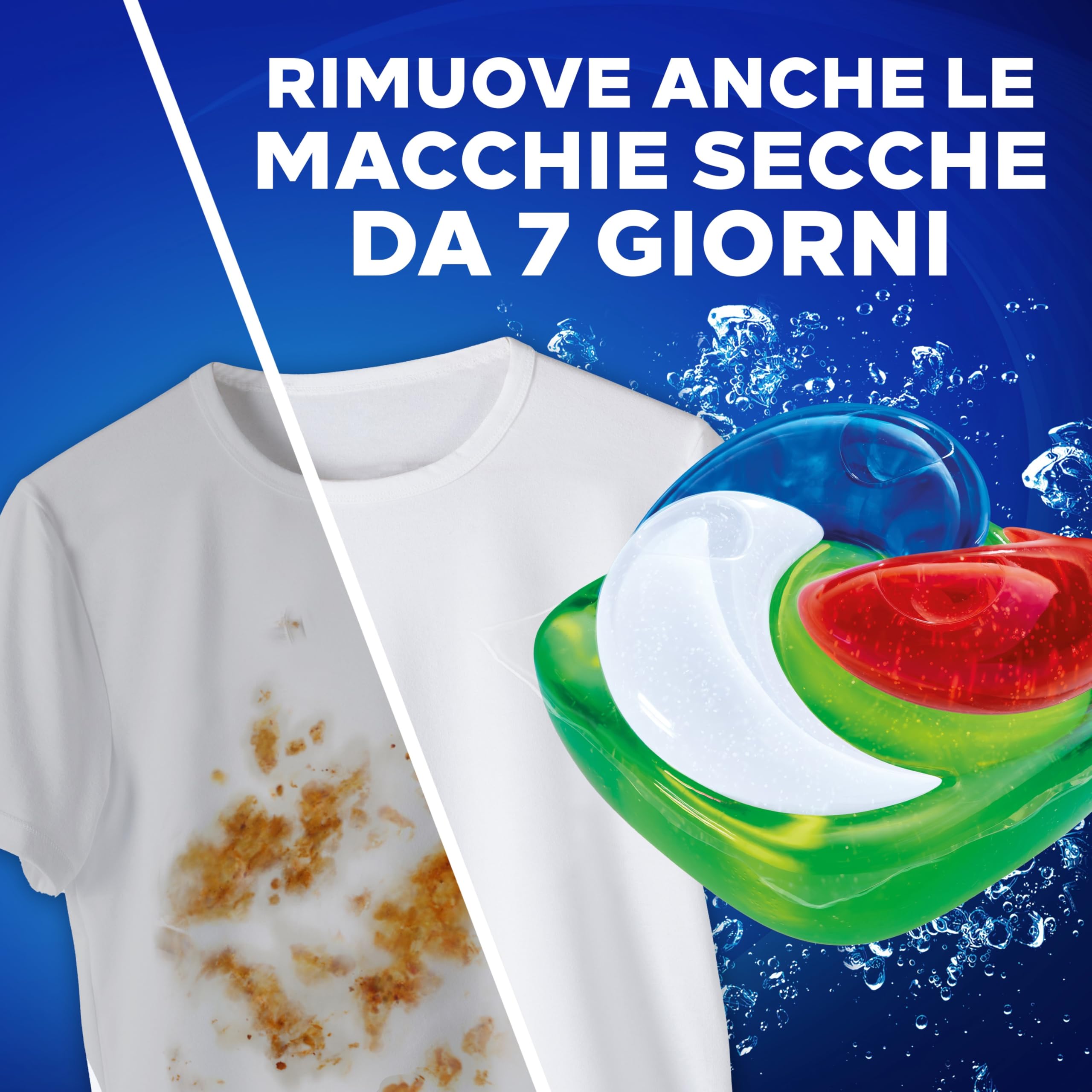 Dash Power Pods Detersivo Lavatrice In Capsule, Extra Smacchiante, 88 Lavaggi (2x44), Rimuove anche le macchie secche da 7 giorni, per una pulizia impeccabile