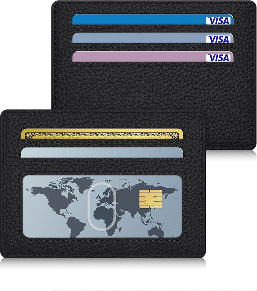 Small Slim ID Case, Womens Credit Card Holder Wallet, RFID Sleeve