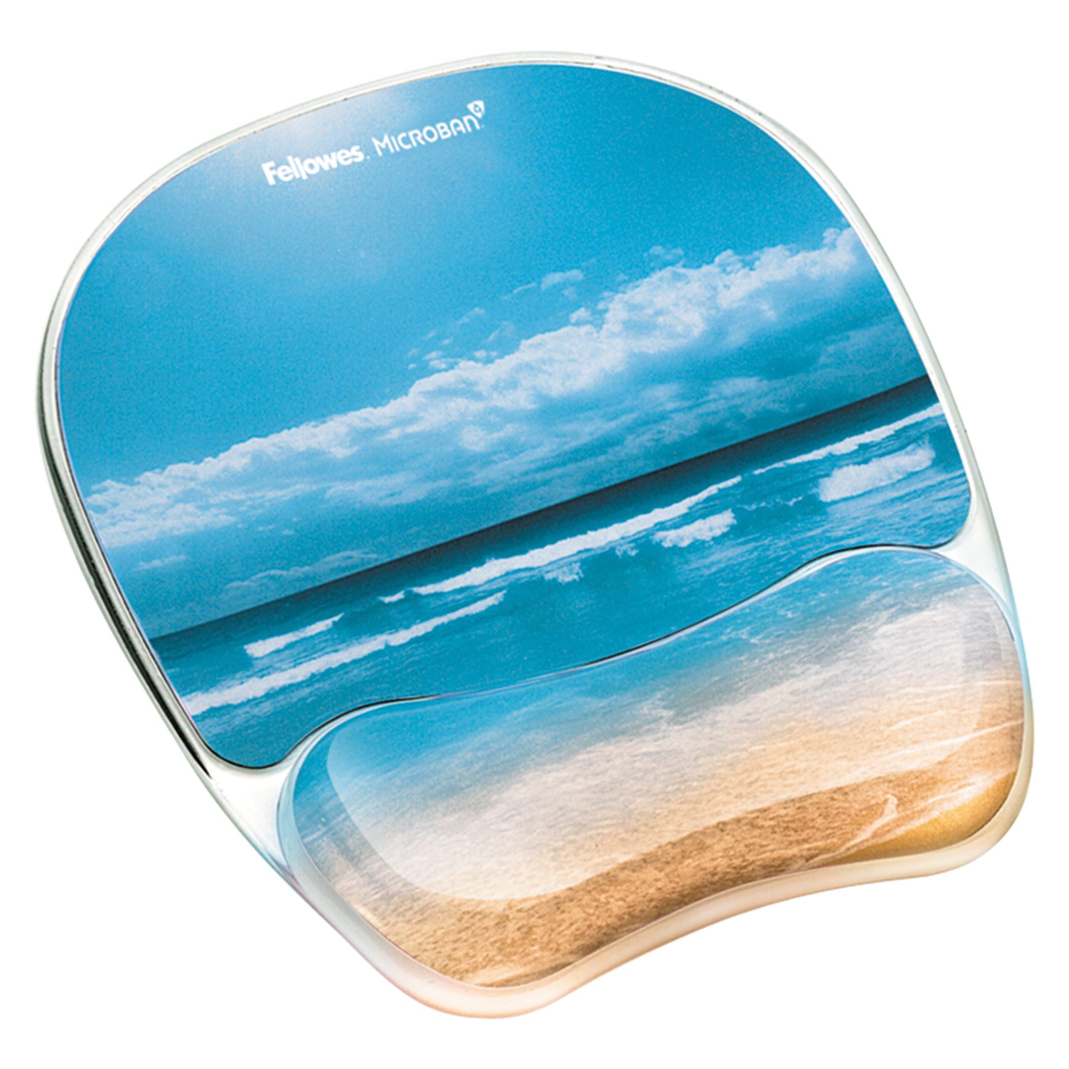 Fellowes Photo Gel Mouse Pad And Wrist Rest With Microban Protection 9.25&Quot; X 7.31&Quot;