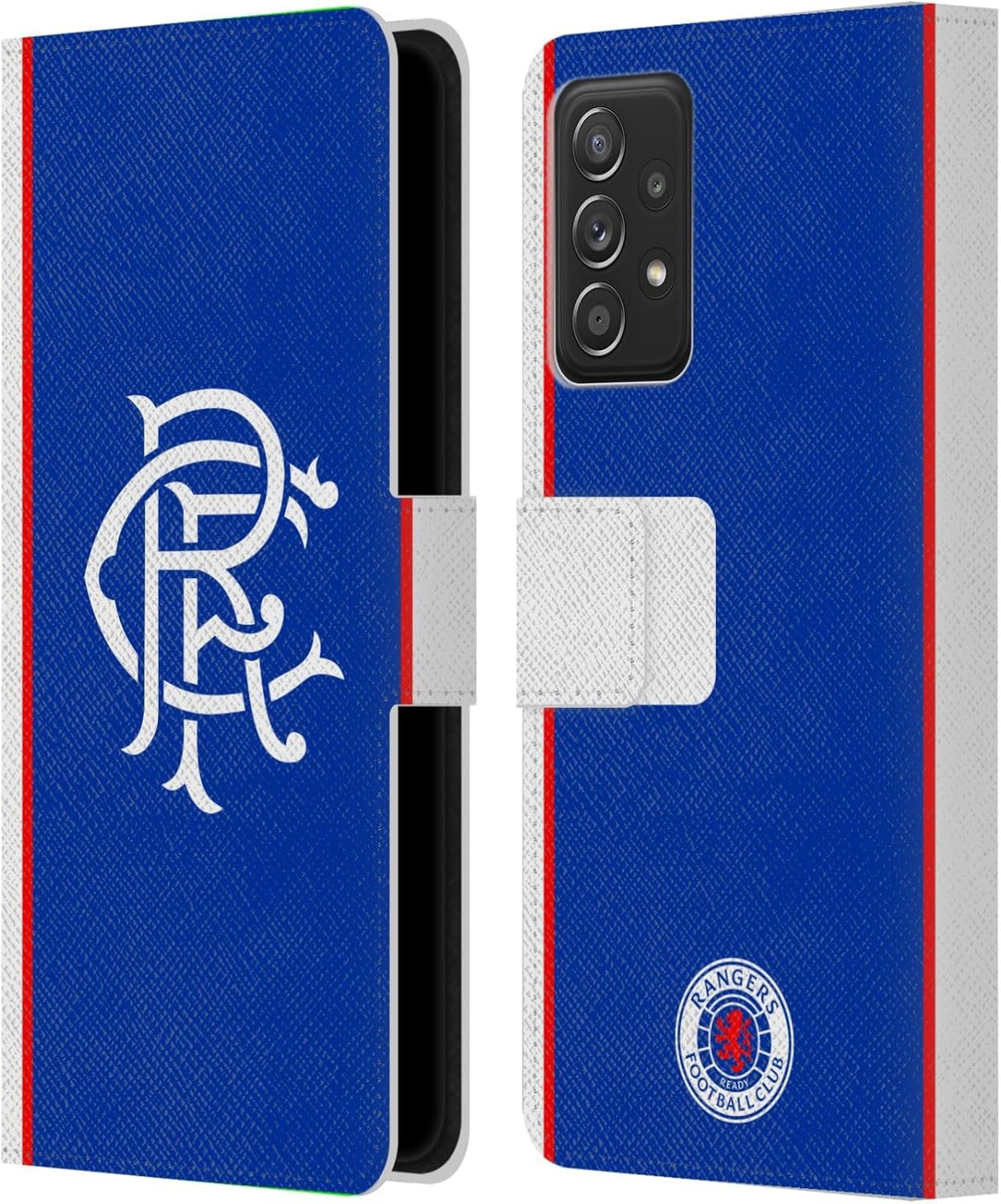 Head Case Designs Officially Licensed Rangers FC Home 2025/26 Kit Leather Wallet Case Compatible with Samsung Galaxy A53 5G (2022)