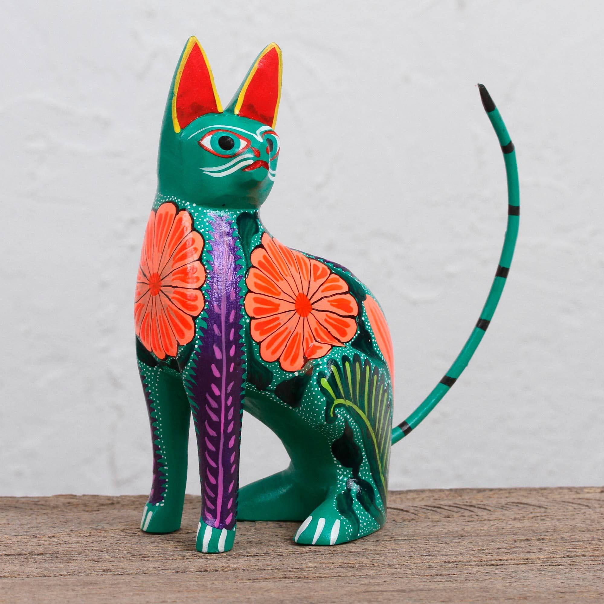 Amazon.co.jp: NOVICA 職人 手作り 木製 アレブリエ 置物 メキシコ産 